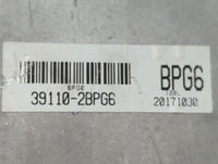 2017-2019 Kia Soul PCM Engine Control Computer ECU ECM PCU OEM P/N:39110-2BPG6 39110-2BPG5, 39110-2BPG7 Fits Fits 2017 2018 