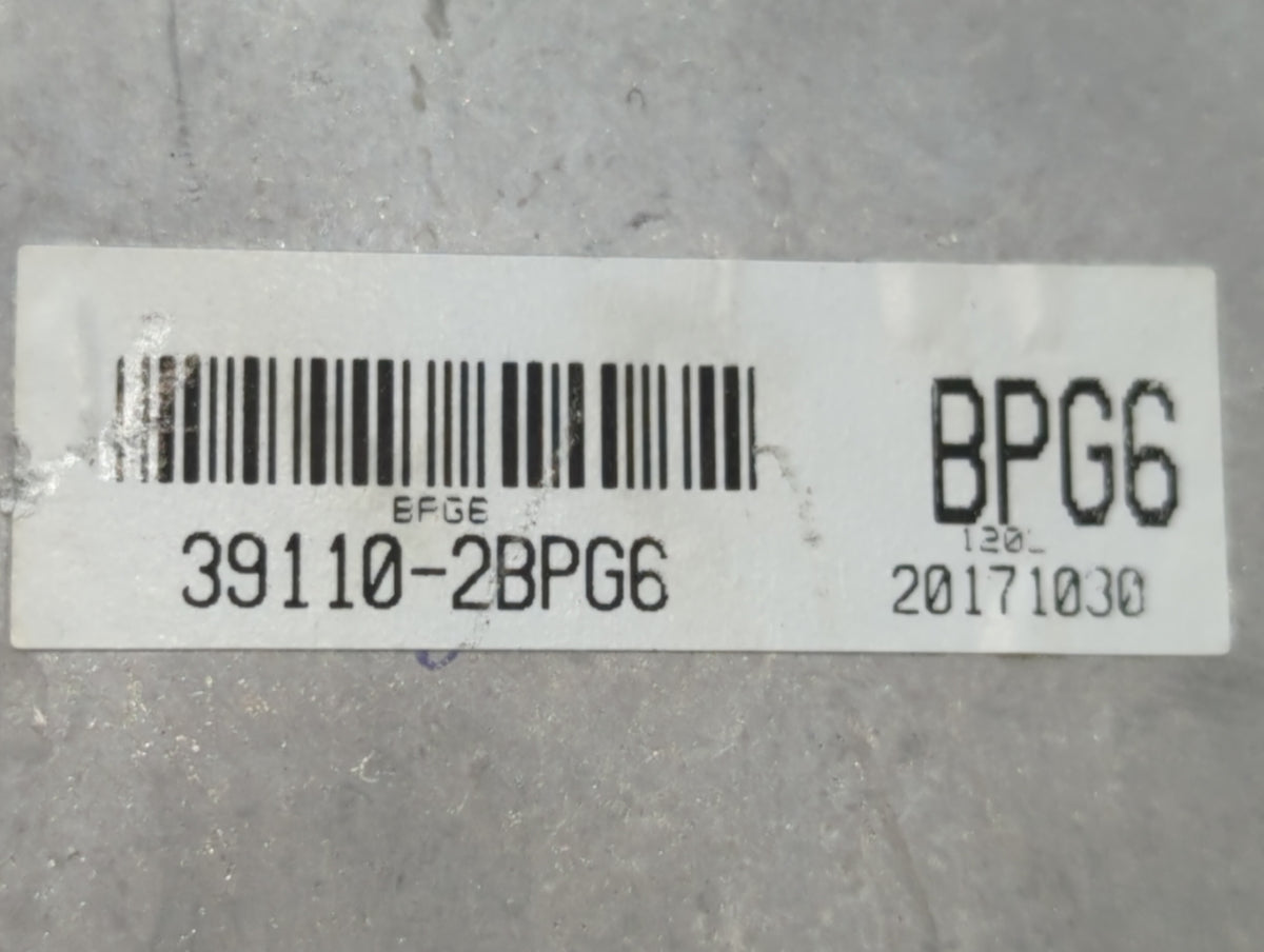 2017-2019 Kia Soul PCM Engine Control Computer ECU ECM PCU OEM P/N:39110-2BPG6 39110-2BPG5, 39110-2BPG7 Fits 2017 2018 2019 