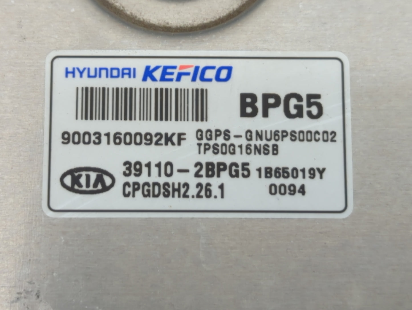 2017-2019 Kia Soul PCM Engine Control Computer ECU ECM PCU OEM P/N:39110-2BPG6 39110-2BPG5, 39110-2BPG7 Fits Fits 2017 2018 