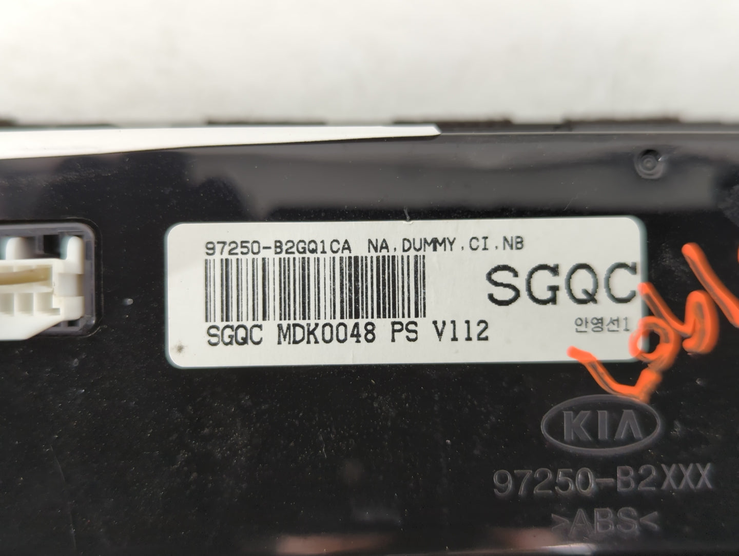2017-2019 Kia Soul Climate Control Module Temperature AC/Heater Replacement P/N:97250-B2GQ1CA 97250-B2DQ1CA Fits OEM Used Au