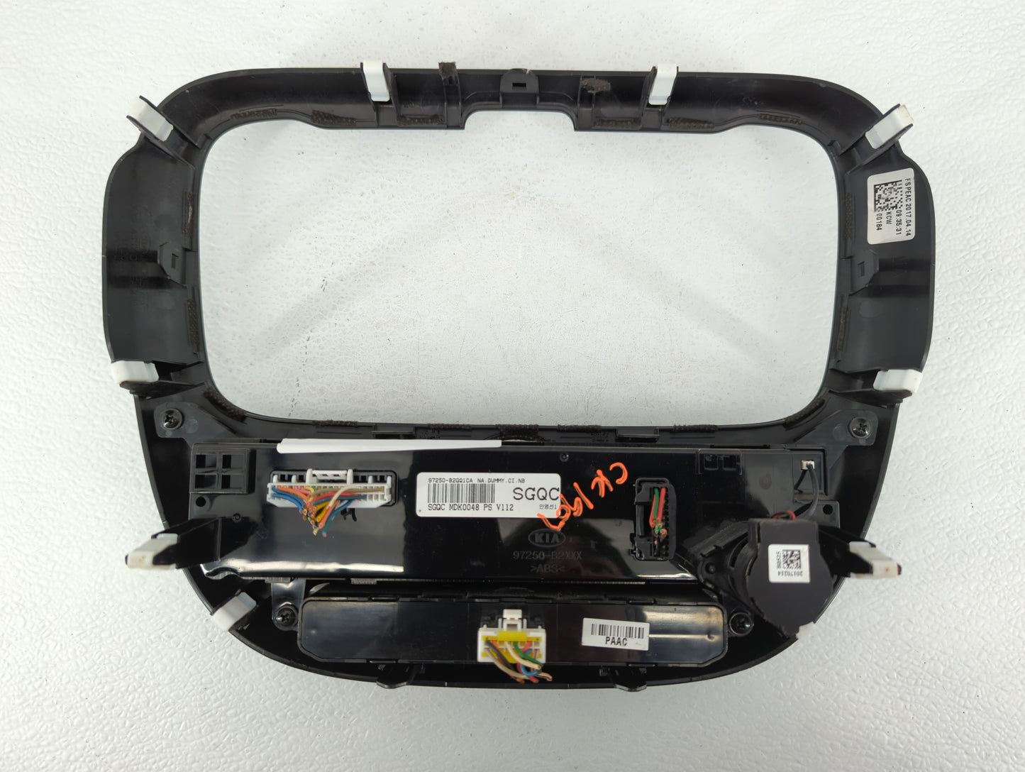 2017-2019 Kia Soul Climate Control Module Temperature AC/Heater Replacement P/N:97250-B2GQ1CA 97250-B2DQ1CA Fits OEM Used Au