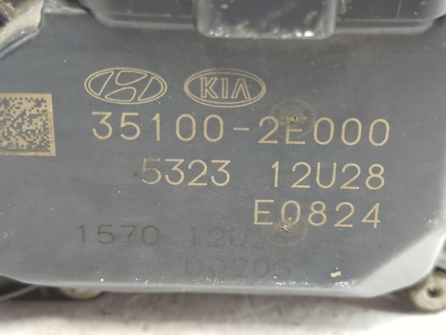 2014-2019 Kia Soul Throttle Body P/N:35100-2E000 Fits Fits 2011 2012 2013 2014 2015 2016 2017 2018 2019 2020 2021 OEM Used A