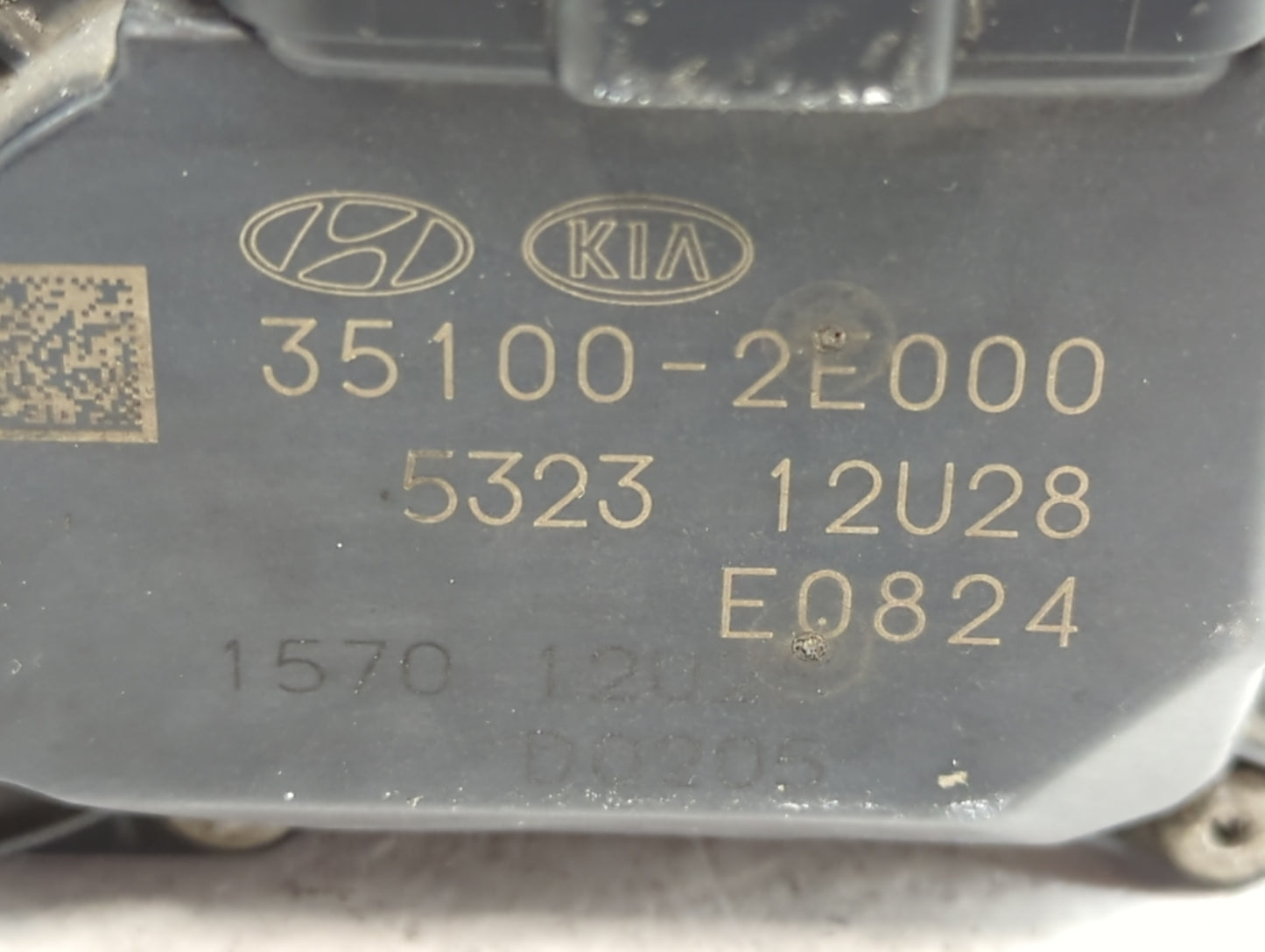 2014-2019 Kia Soul Throttle Body P/N:35100-2E000 Fits Fits 2011 2012 2013 2014 2015 2016 2017 2018 2019 2020 2021 OEM Used A