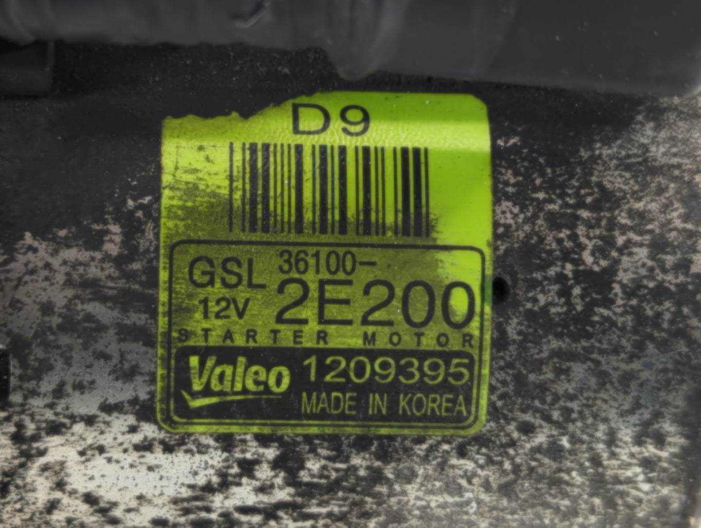 2016-2021 Kia Soul Car Starter Motor Solenoid OEM P/N:36100-2E200 Fits Fits 2013 2014 2016 2017 2018 2019 2020 2021 2022 OEM