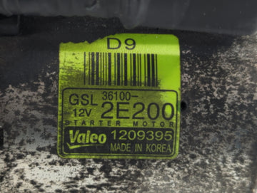 2016-2021 Kia Soul Car Starter Motor Solenoid OEM P/N:36100-2E200 Fits Fits 2013 2014 2016 2017 2018 2019 2020 2021 2022 OEM Used Auto Parts