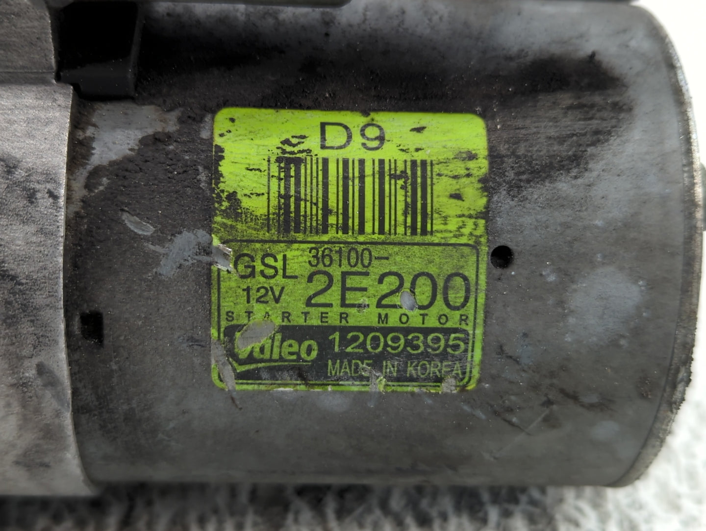 2016-2021 Kia Soul Car Starter Motor Solenoid OEM P/N:36100-2E200 Fits Fits 2013 2014 2016 2017 2018 2019 2020 2021 2022 OEM