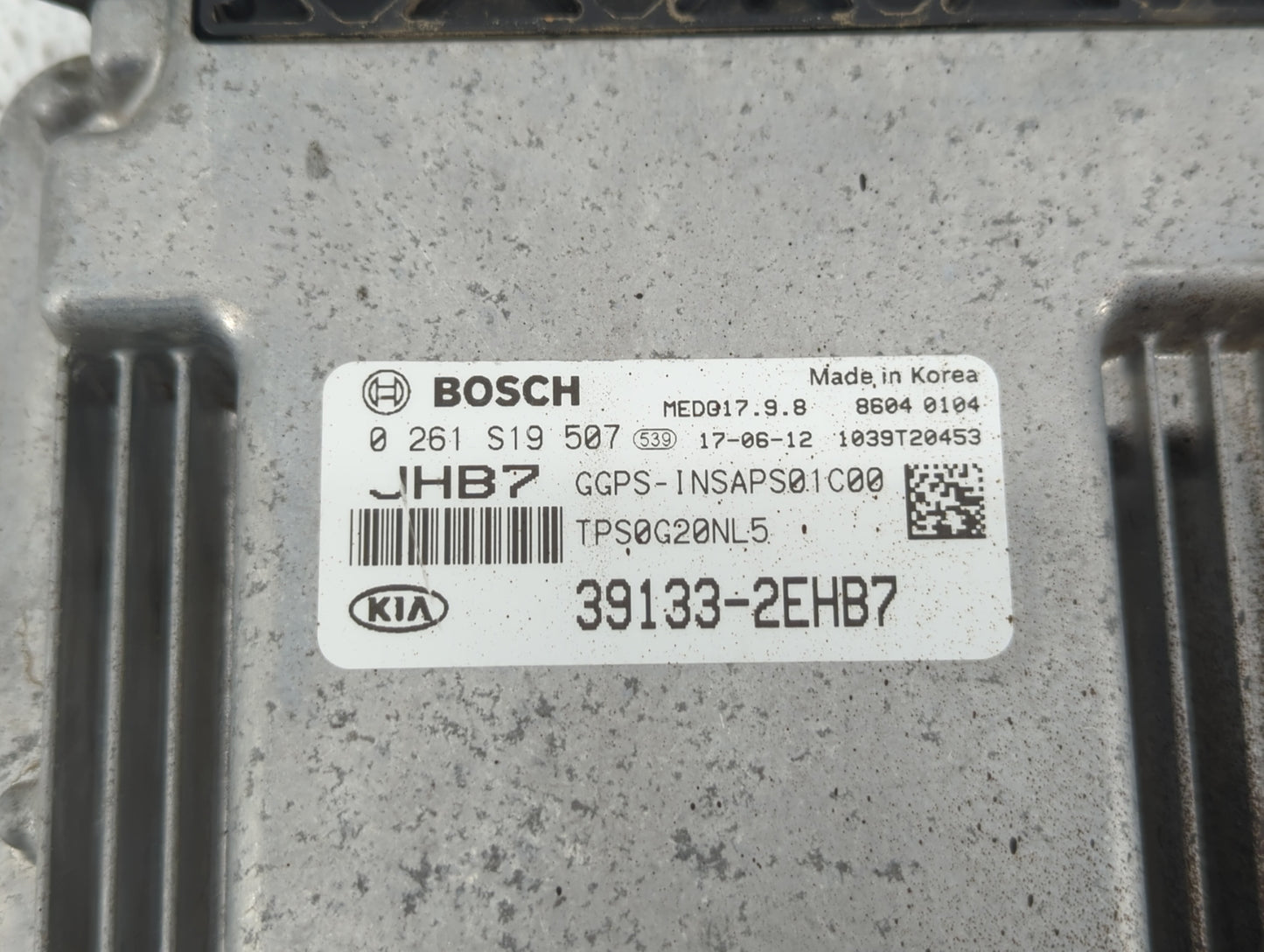 2017-2018 Kia Soul PCM Engine Control Computer ECU ECM PCU OEM P/N:39133-2EHB7 39133-2EHB6, 39131-2EHB0 Fits Fits 2017 2018 