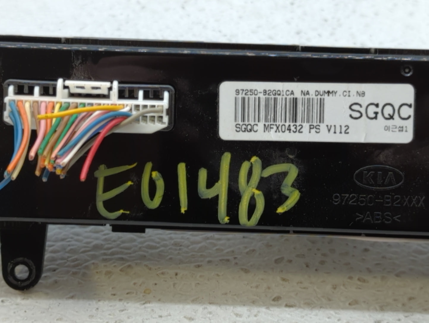 2017-2019 Kia Soul Climate Control Module Temperature AC/Heater Replacement P/N:97250-B2GQ1CA 97250-B2DQ1CA Fits OEM Used Au