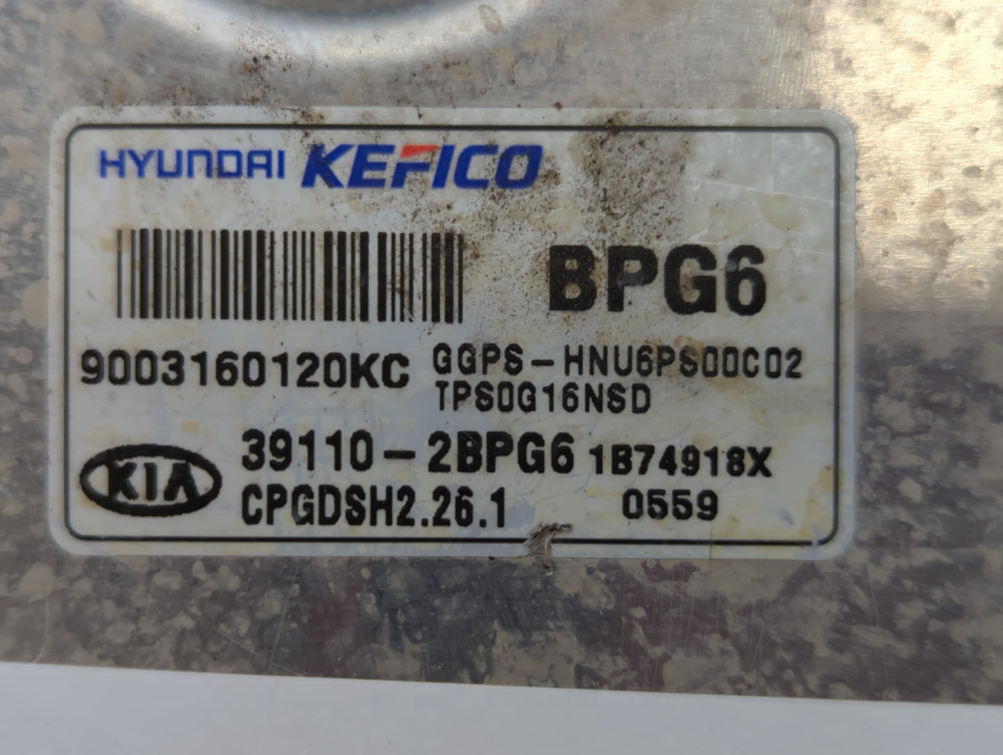 2017-2019 Kia Soul PCM Engine Control Computer ECU ECM PCU OEM P/N:39110-2BPG6 Fits Fits 2017 2018 2019 OEM Used Auto Parts 