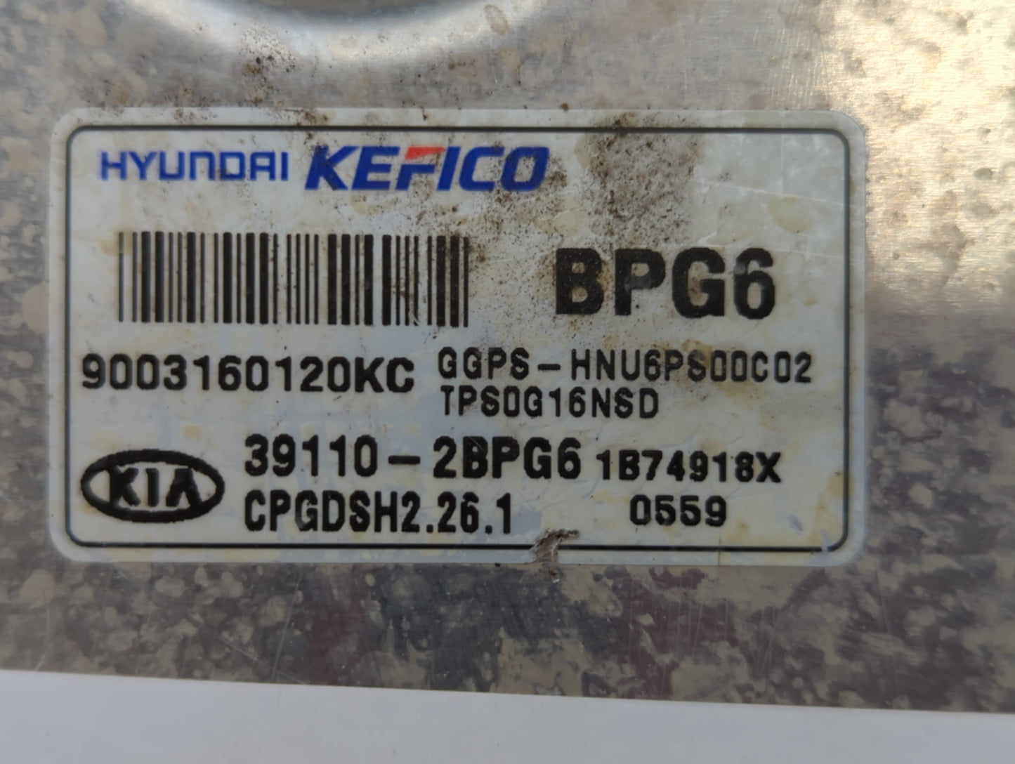 2017-2019 Kia Soul PCM Engine Control Computer ECU ECM PCU OEM P/N:39110-2BPG6 Fits Fits 2017 2018 2019 OEM Used Auto Parts 