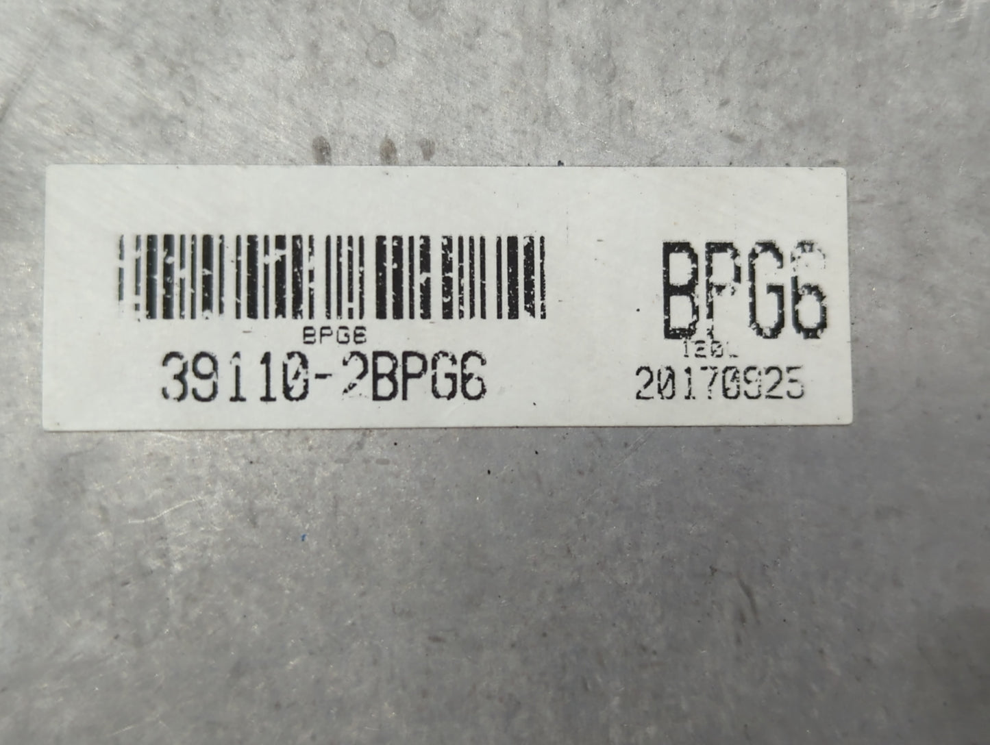 2017-2019 Kia Soul PCM Engine Control Computer ECU ECM PCU OEM P/N:39110-2BPG6 Fits Fits 2017 2018 2019 OEM Used Auto Parts 