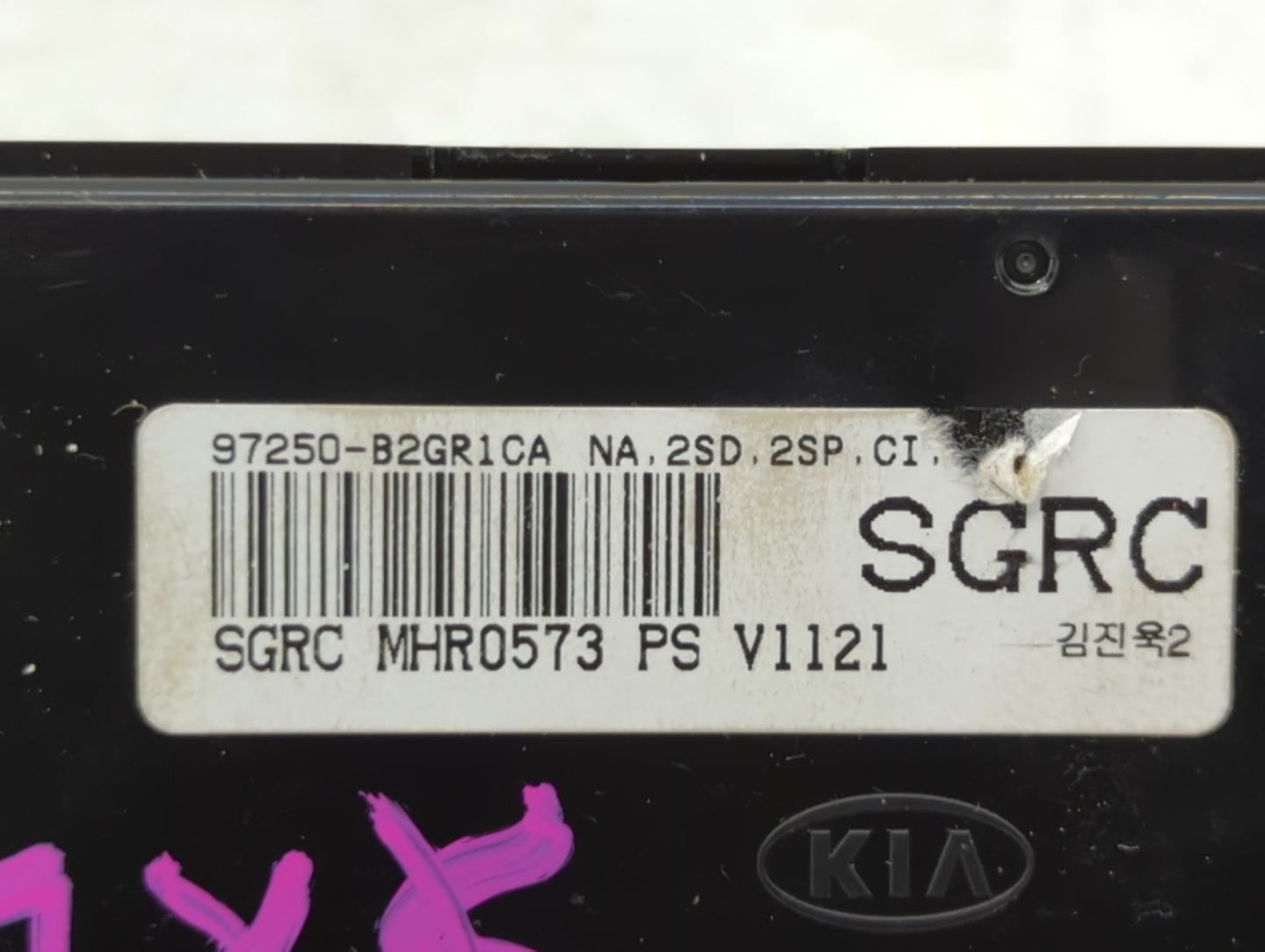 2017-2019 Kia Soul Climate Control Module Temperature AC/Heater Replacement P/N:97250-B2GR1CA Fits Fits 2017 2018 2019 OEM U