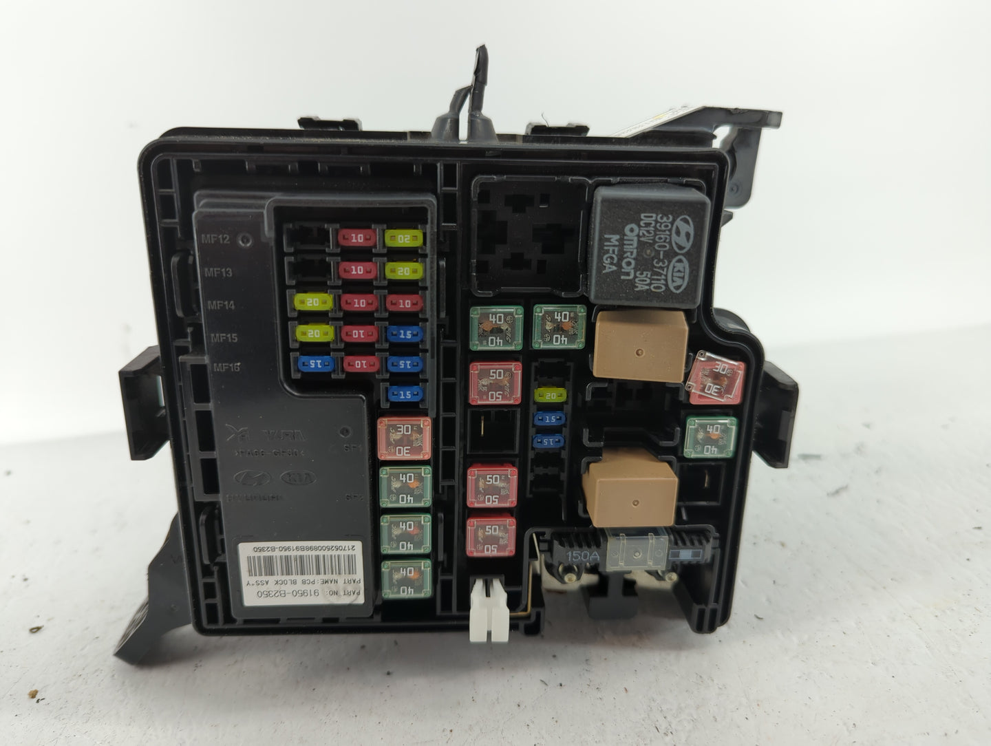 2017-2019 Kia Soul Fusebox Fuse Box Panel Relay Module P/N:91950-B2350 Fits Fits 2017 2018 2019 OEM Used Auto Parts - Oemuse
