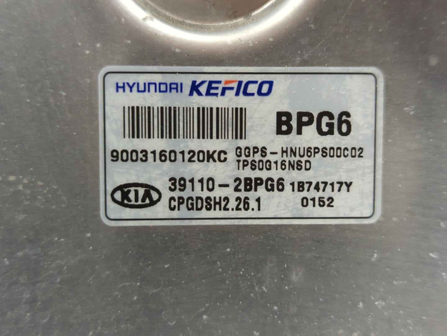2017-2019 Kia Soul PCM Engine Control Computer ECU ECM PCU OEM P/N:39110-2BPG6 Fits Fits 2017 2018 2019 OEM Used Auto Parts 
