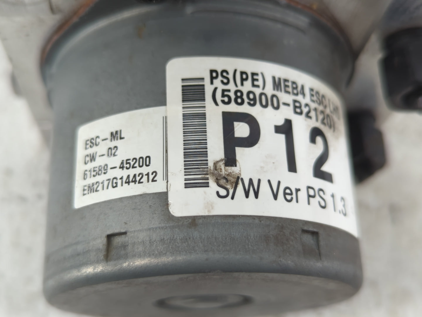 2017-2019 Kia Soul ABS Pump Control Module Replacement P/N:61589-45200 58900-B2120 Fits Fits 2017 2018 2019 OEM Used Auto Pa