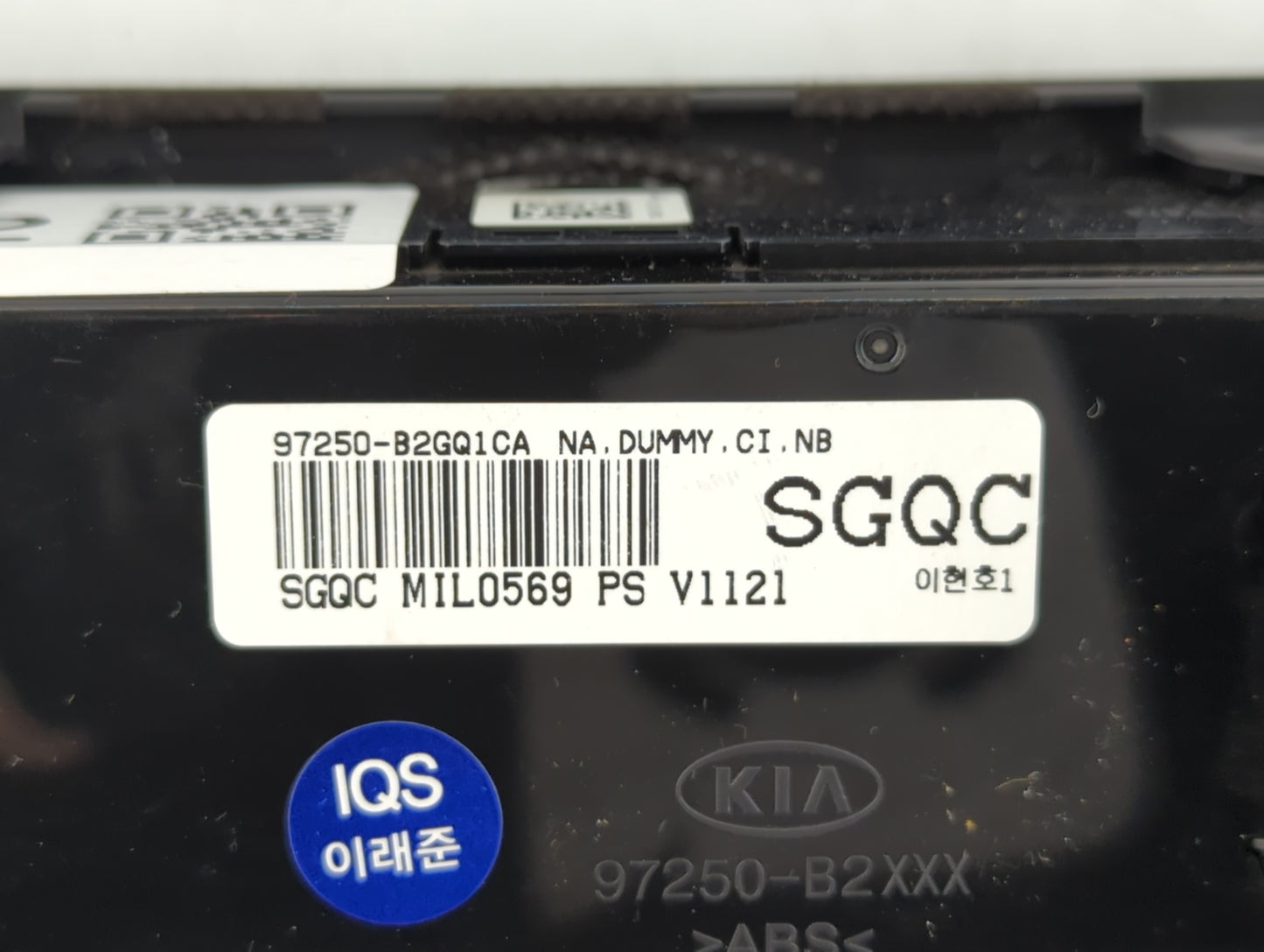 2017-2019 Kia Soul Climate Control Module Temperature AC/Heater Replacement P/N:97250-B2GQ1CA Fits Fits 2017 2018 2019 OEM U