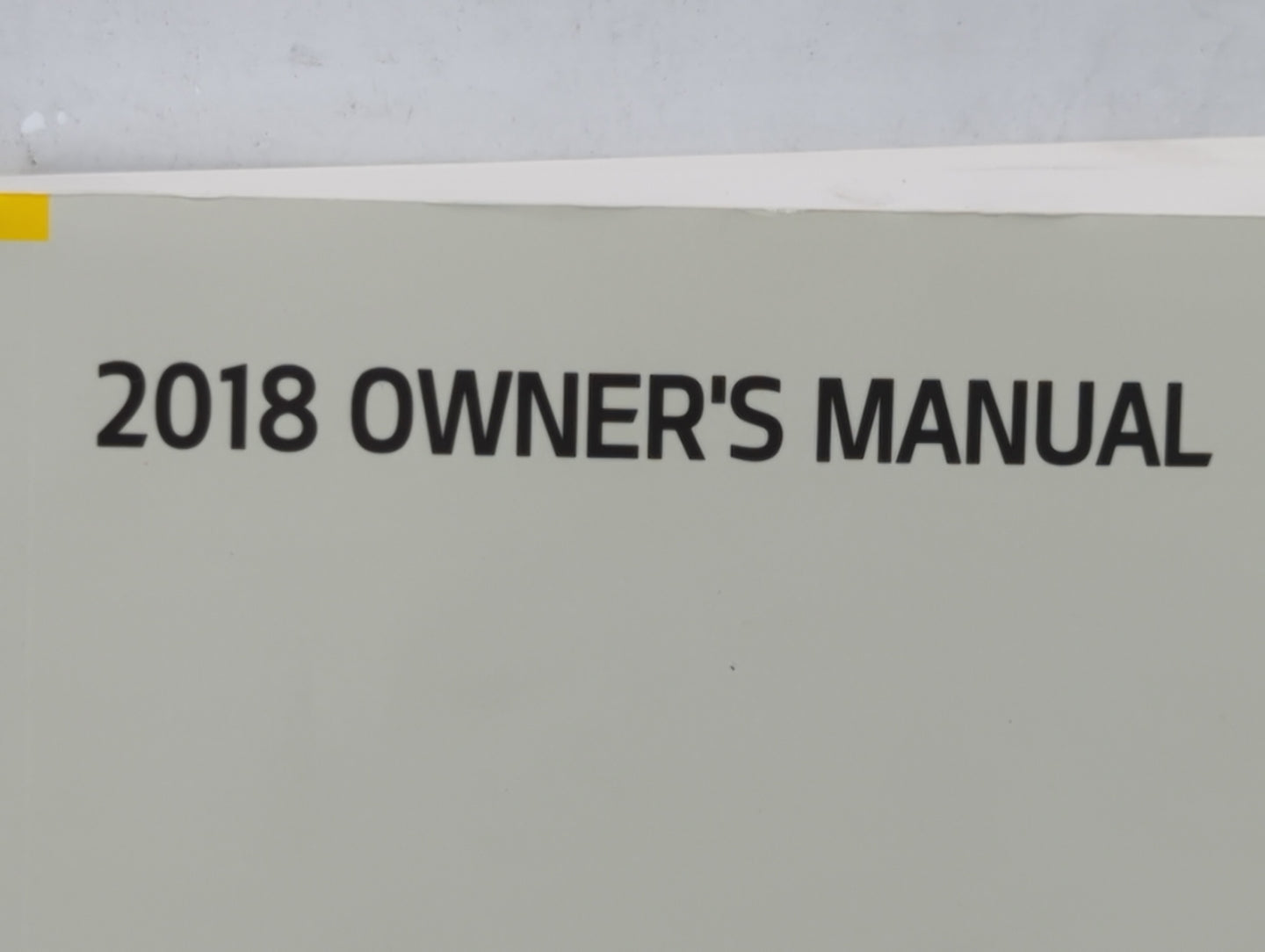 2018 Kia Soul Owners Manual Book Guide P/N:JB20-EU70D OEM Used Auto Parts - Oemusedautoparts1.com