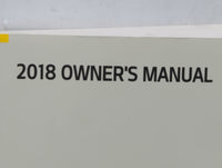 2018 Kia Soul Owners Manual Book Guide P/N:JB20-EU70D OEM Used Auto Parts - Oemusedautoparts1.com