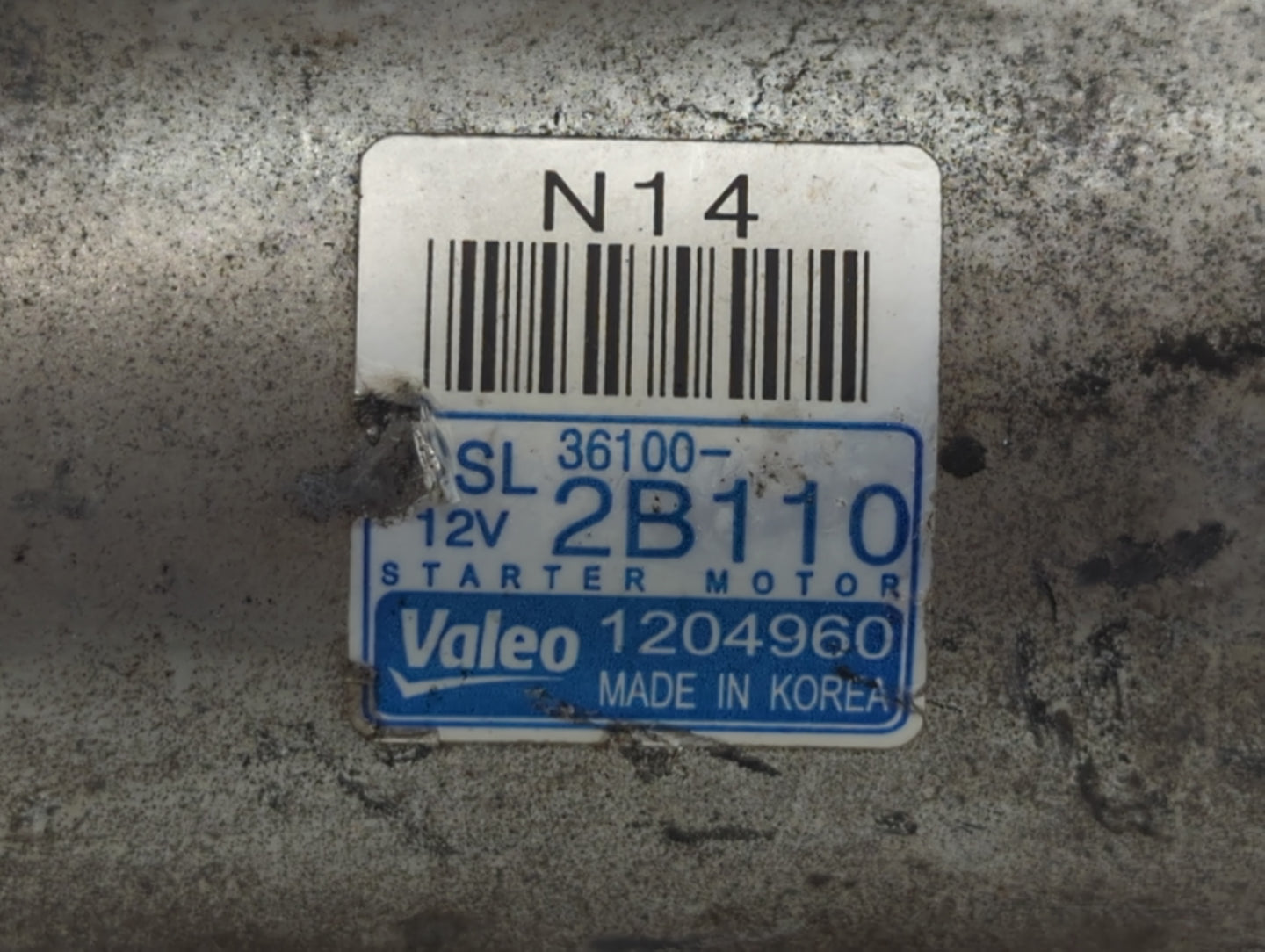 2014-2019 Kia Soul Car Starter Motor Solenoid OEM P/N:36100-2B110 Fits Fits 2014 2015 2016 2017 2018 2019 OEM Used Auto Part