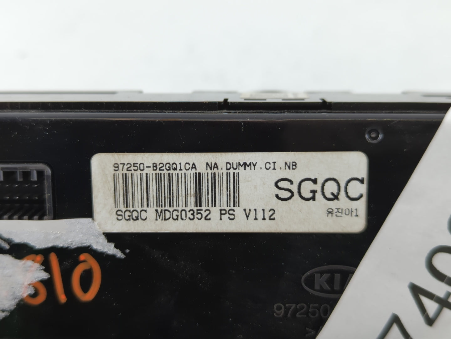 2017-2019 Kia Soul Climate Control Module Temperature AC/Heater Replacement P/N:97250-B2GQ1CA Fits Fits 2017 2018 2019 OEM U