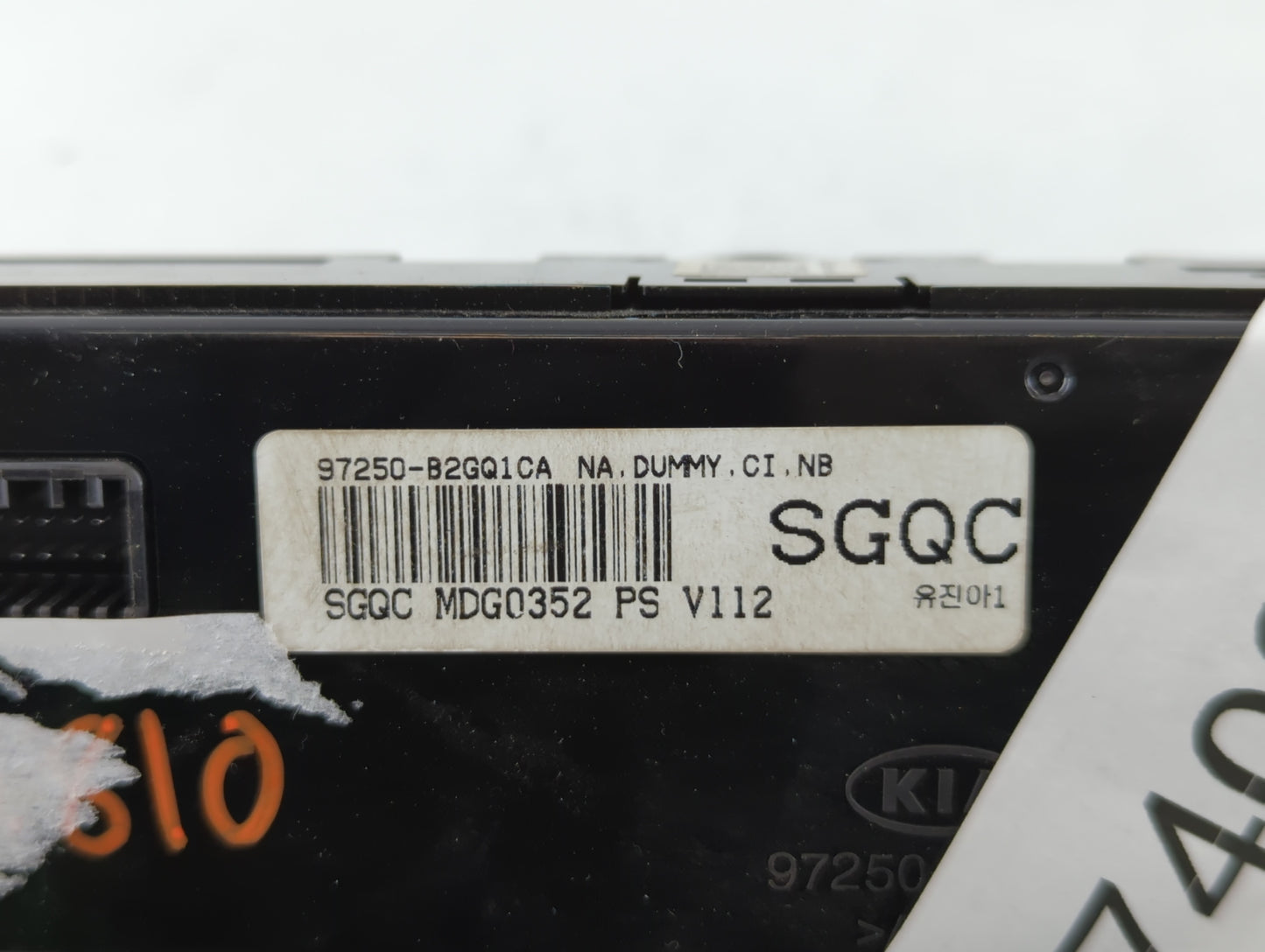 2017-2019 Kia Soul Climate Control Module Temperature AC/Heater Replacement P/N:97250-B2GQ1CA Fits Fits 2017 2018 2019 OEM U