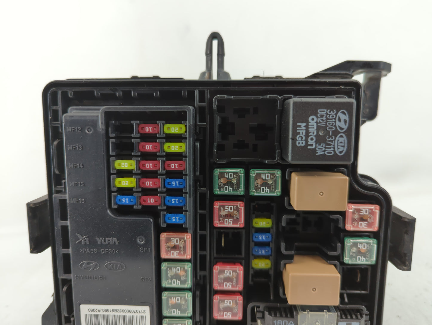 2017-2019 Kia Soul Fusebox Fuse Box Panel Relay Module Fits Fits 2017 2018 2019 OEM Used Auto Parts - Oemusedautoparts1.com