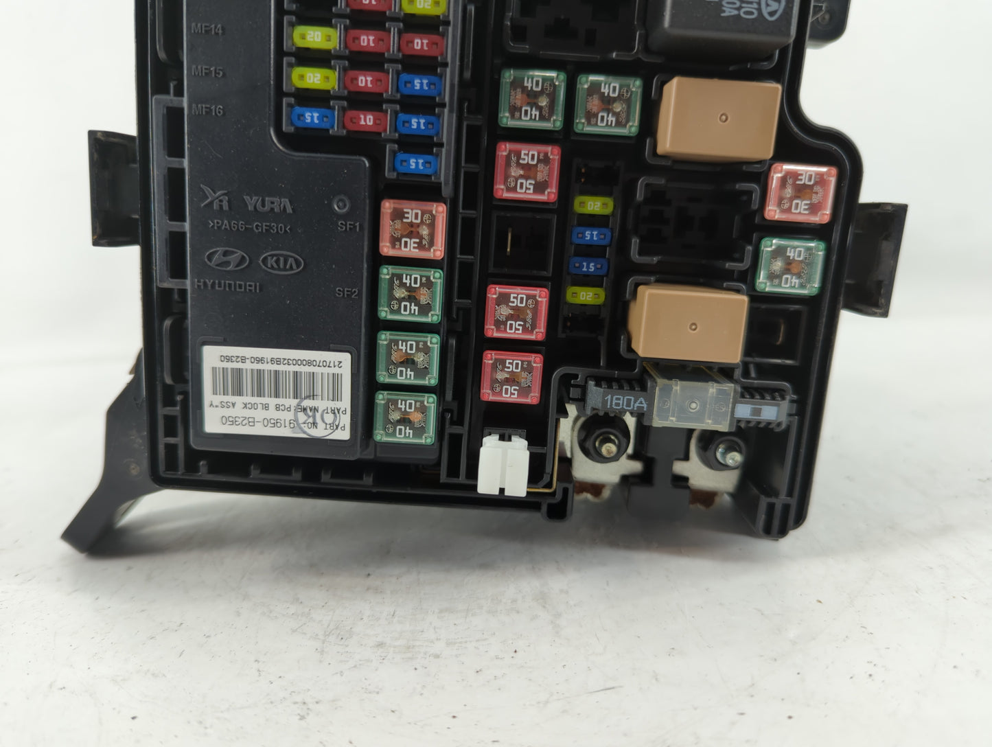 2017-2019 Kia Soul Fusebox Fuse Box Panel Relay Module Fits Fits 2017 2018 2019 OEM Used Auto Parts - Oemusedautoparts1.com