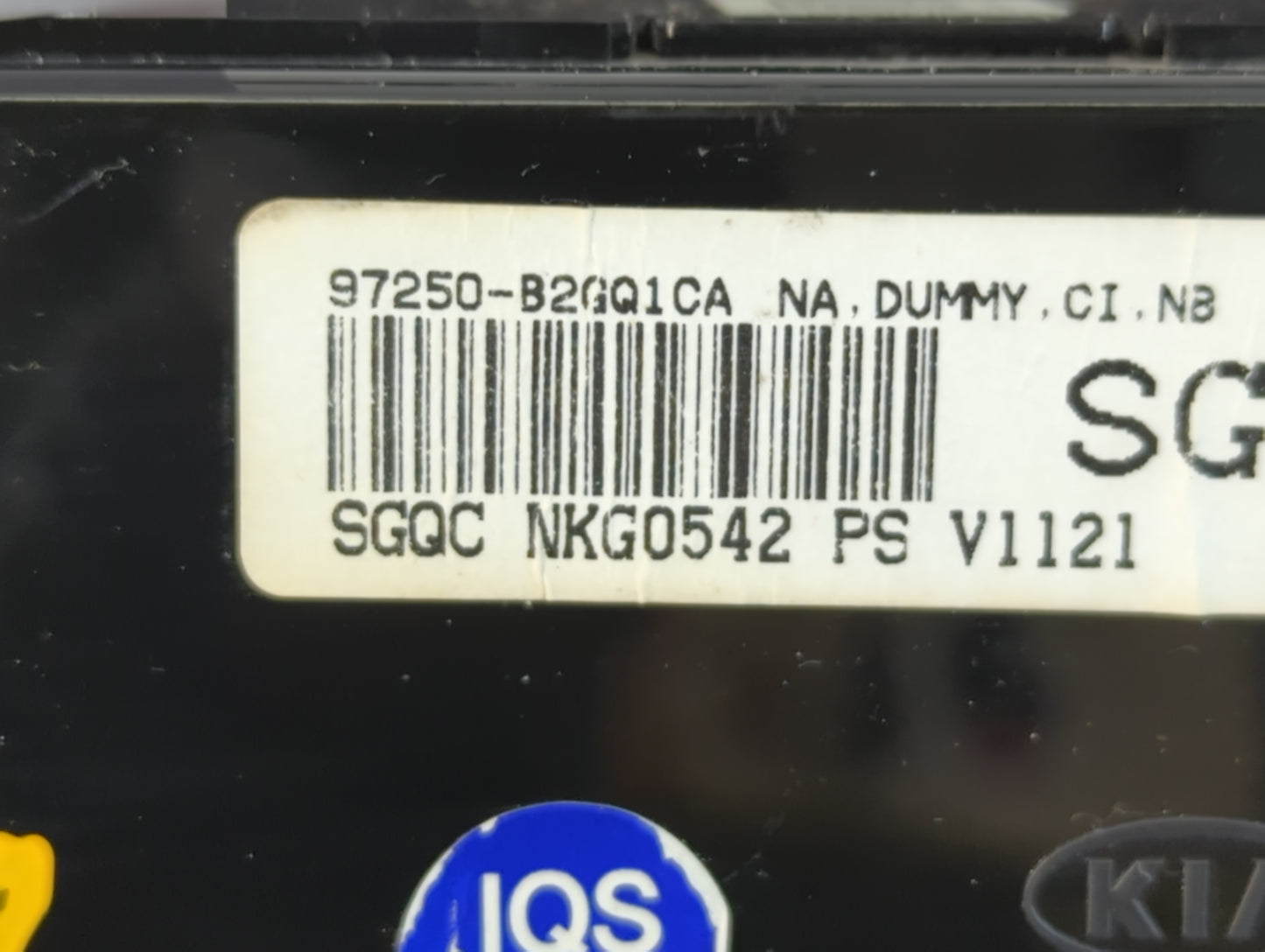 2017-2019 Kia Soul Climate Control Module Temperature AC/Heater Replacement P/N:97250-B2GQ1CA Fits Fits 2017 2018 2019 OEM U