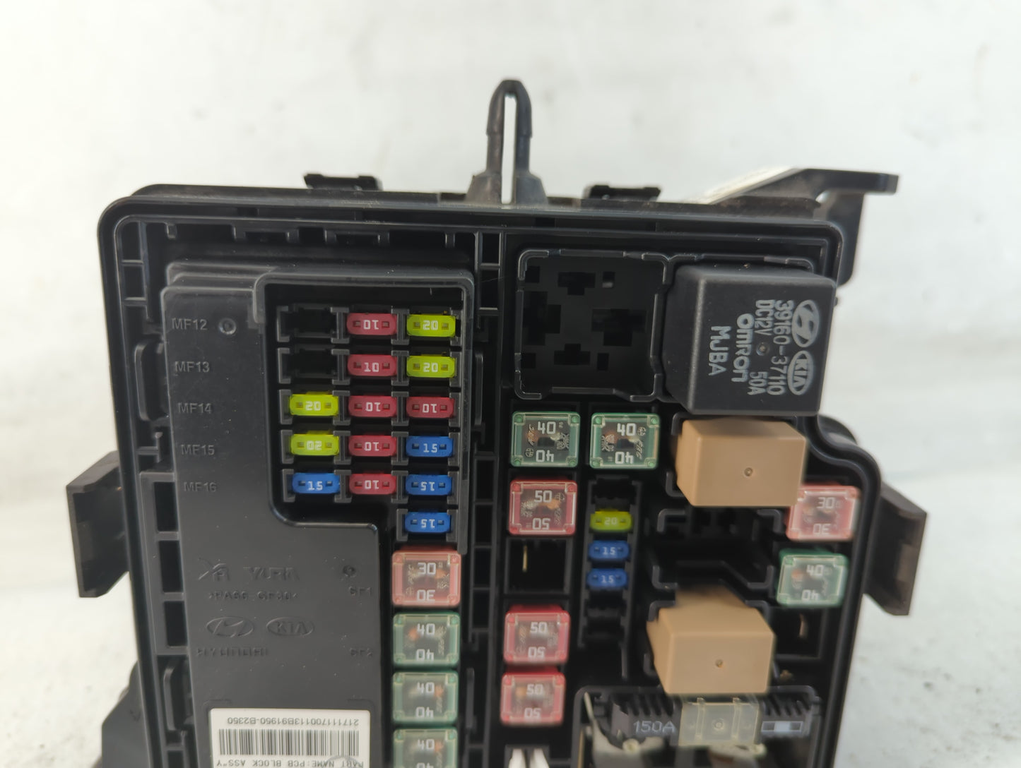 2017-2019 Kia Soul Fusebox Fuse Box Panel Relay Module P/N:91950-B2350 Fits Fits 2017 2018 2019 OEM Used Auto Parts - Oemuse