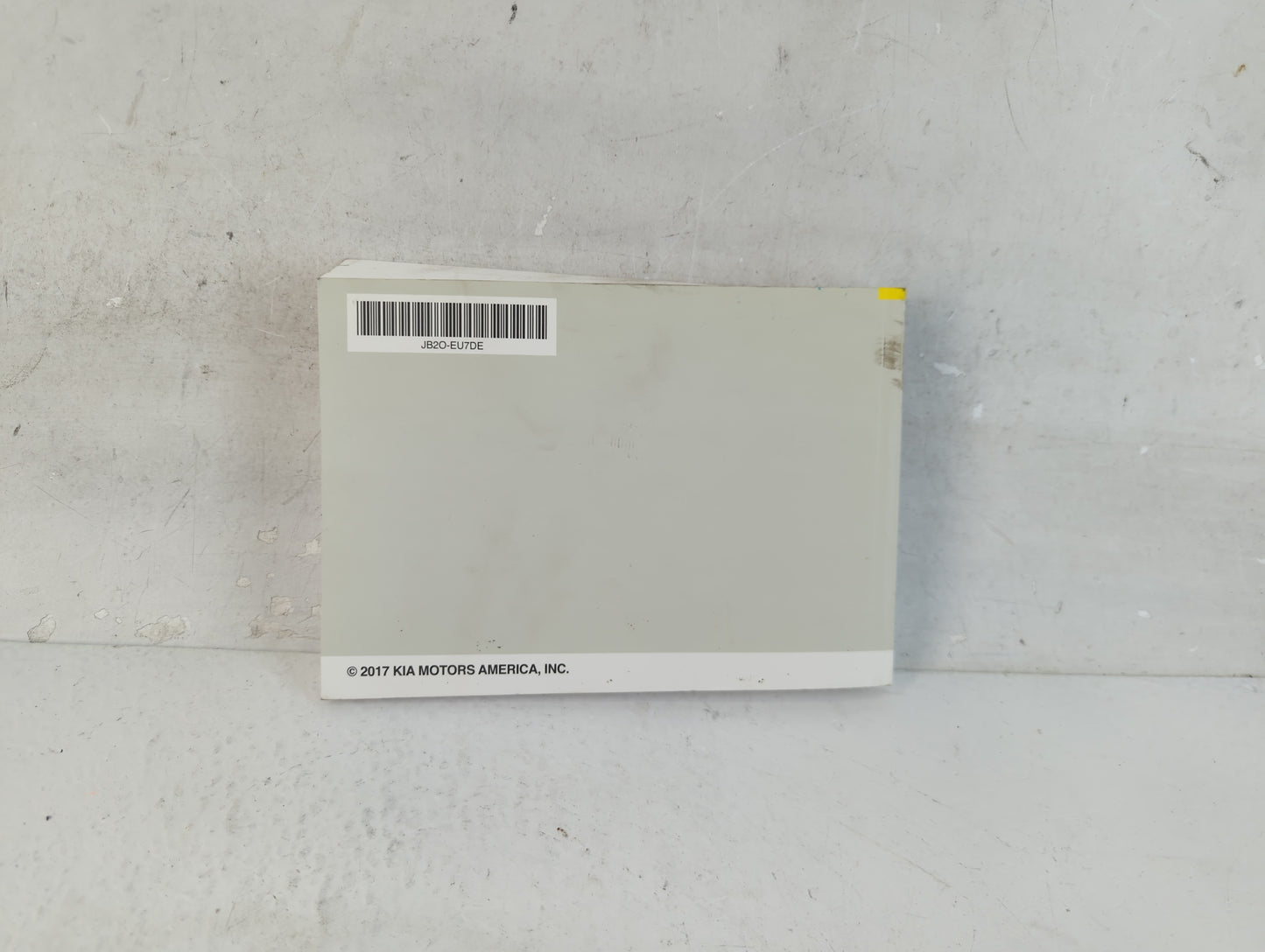 2018 Kia Soul Owners Manual Book Guide P/N:JB20-EU7DE OEM Used Auto Parts - Oemusedautoparts1.com