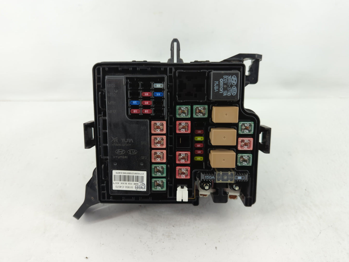 2018 Kia Soul Ev Fusebox Fuse Box Panel Relay Module P/N:LBQL260009 Fits Fits 2015 2016 2017 2019 OEM Used Auto Parts - Oemu