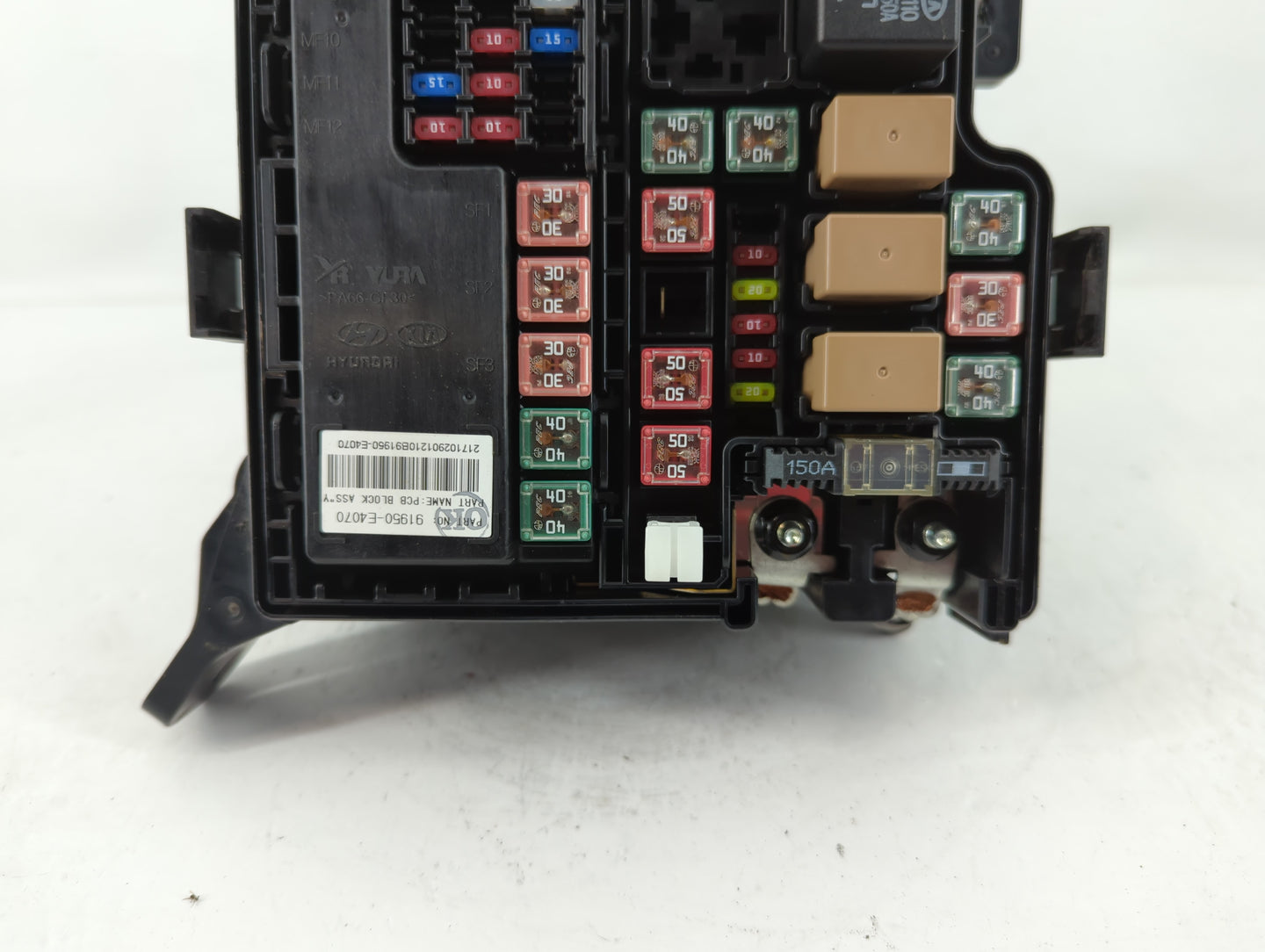 2018 Kia Soul Ev Fusebox Fuse Box Panel Relay Module P/N:LBQL260009 Fits Fits 2015 2016 2017 2019 OEM Used Auto Parts - Oemu