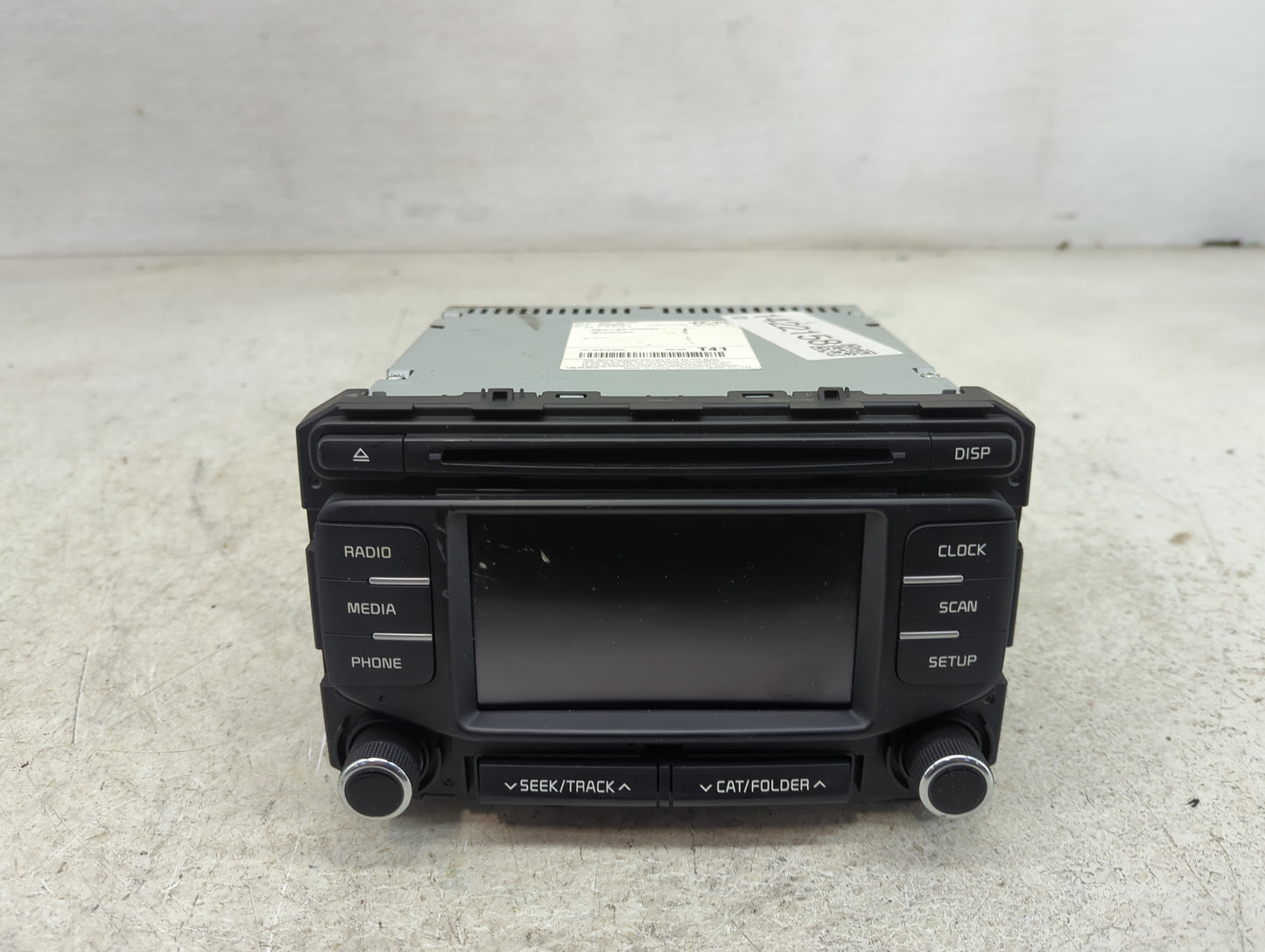 2017-2019 Kia Sportage Radio AM FM Cd Player Receiver Replacement P/N:96180-D9410WK Fits Fits 2017 2018 2019 OEM Used Auto P