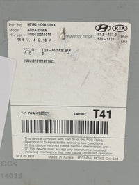 2017-2019 Kia Sportage Radio AM FM Cd Player Receiver Replacement P/N:96180-D9410WK AM1A3D9AN Fits Fits 2017 2018 2019 OEM U