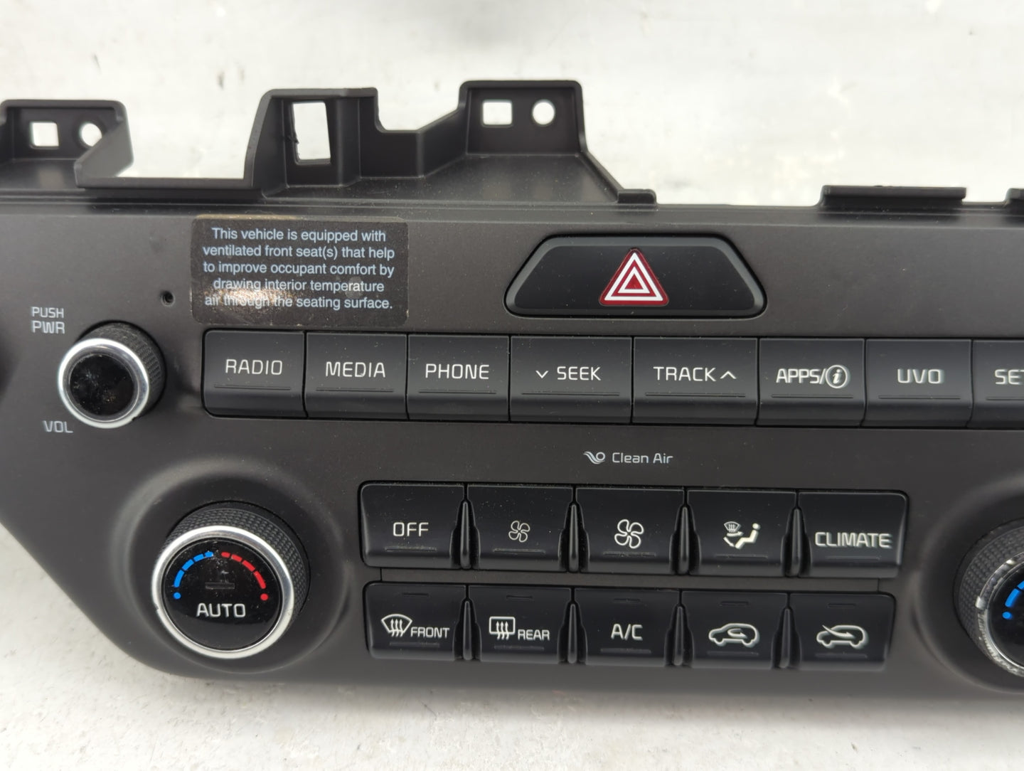 2017-2019 Kia Sportage Climate Control Module Temperature AC/Heater Replacement P/N:84745-D9300 Fits Fits 2017 2018 2019 OEM