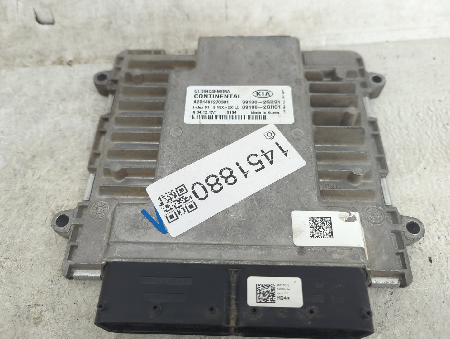 2017-2019 Kia Sportage PCM Engine Control Computer ECU ECM PCU OEM P/N:QLDINC4EMD5A A2C1481270301 Fits Fits 2017 2018 2019 O