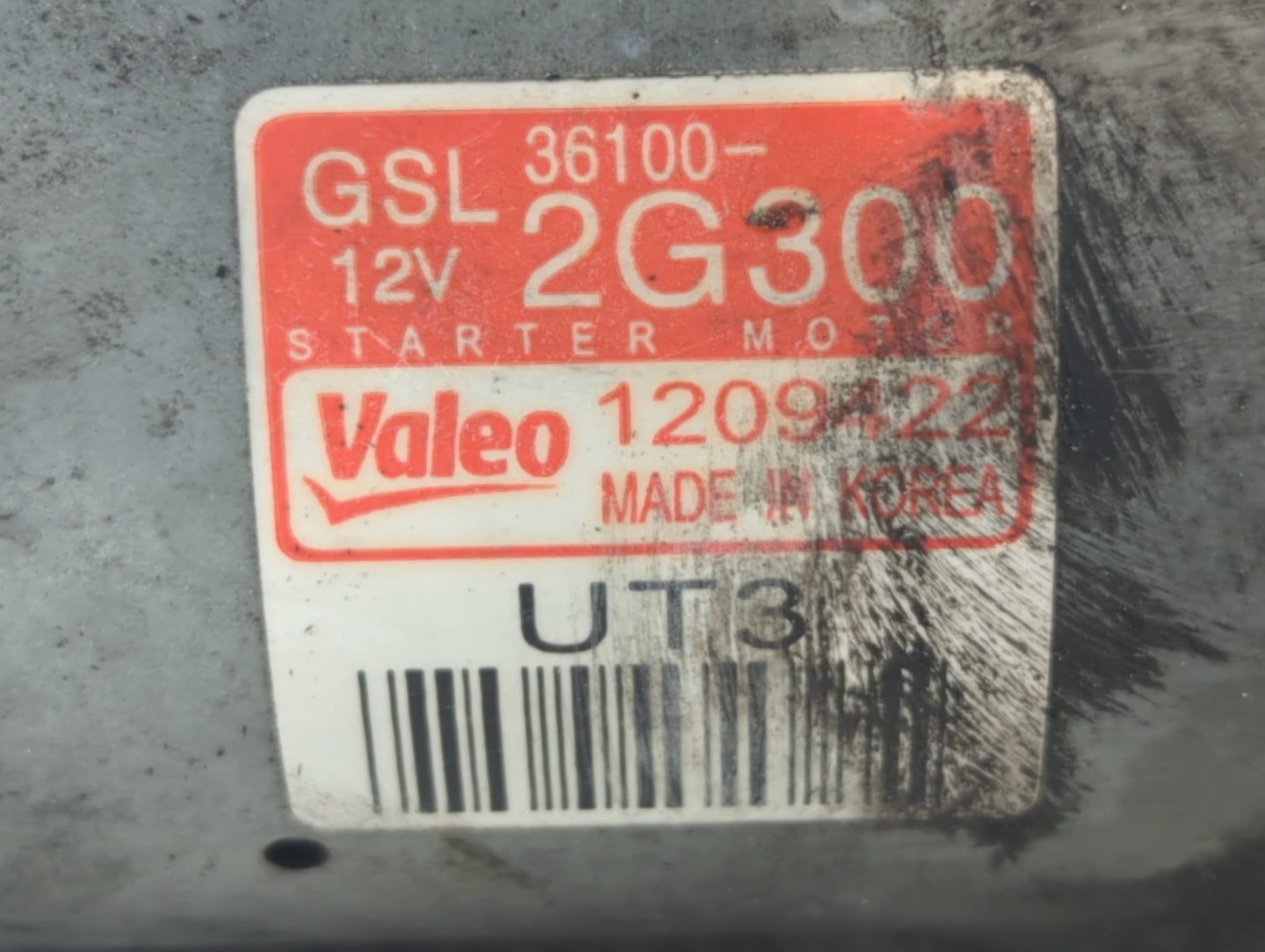2017-2021 Kia Sportage Car Starter Motor Solenoid OEM P/N:36100-2G300 Fits Fits 2016 2017 2018 2019 2020 2021 OEM Used Auto 