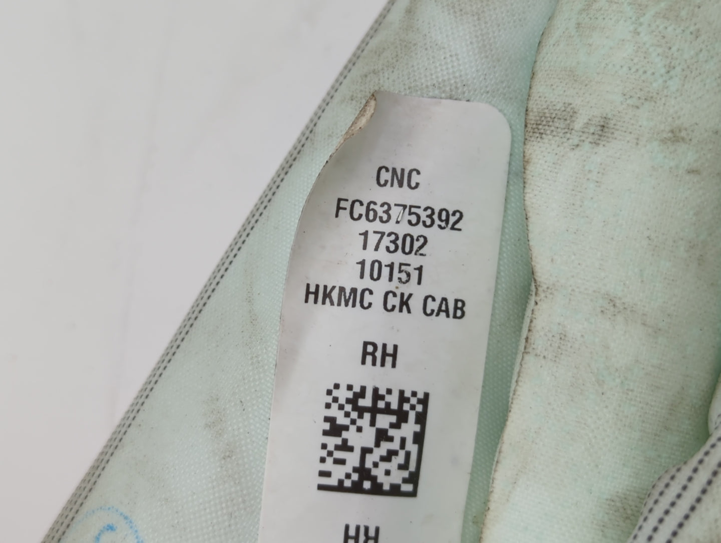 2018-2020 Kia Stinger Passenger Curtain Air Bag Oem - Oemusedautoparts1.com