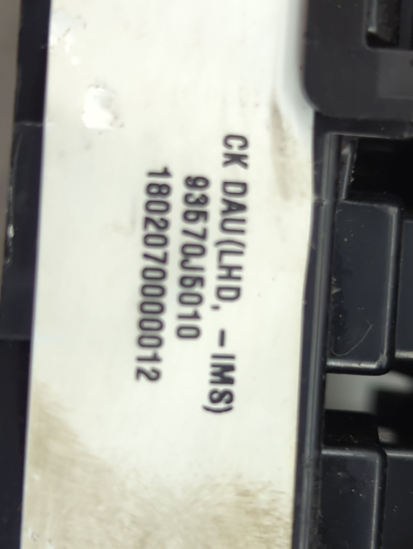 2018-2020 Kia Stinger Master Power Window Switch Replacement Driver Side Left P/N:93570J5010 Fits Fits 2018 2019 2020 OEM Us
