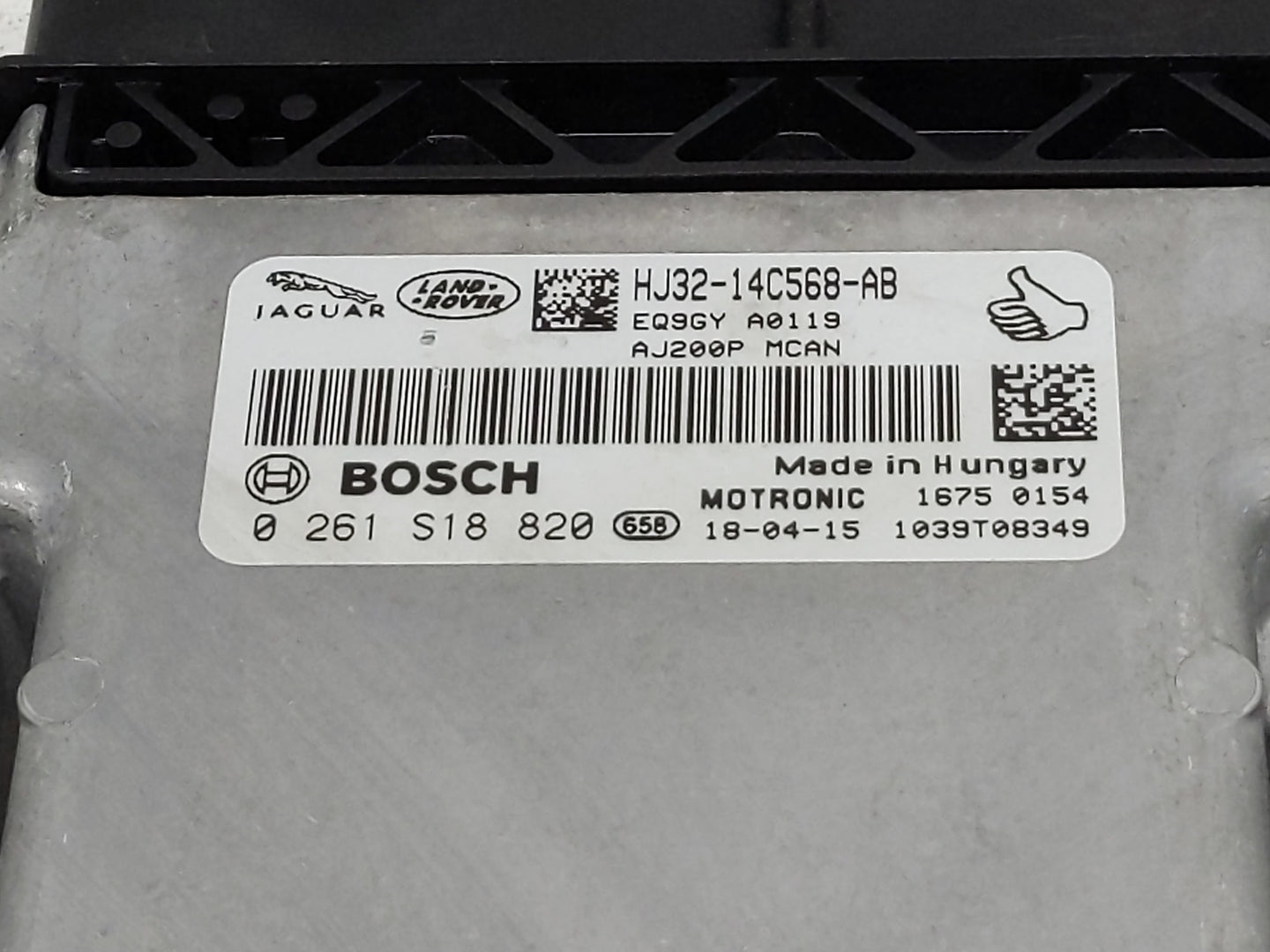 2018-2019 Land Rover Range Rover Evoque PCM Engine Control Computer ECU ECM PCU OEM P/N:HJ32-14C568-AB Fits Fits 2018 2019 O