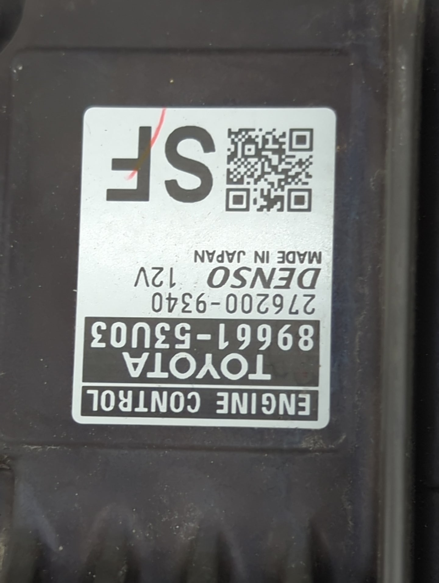 2018 Lexus Is300 PCM Engine Control Computer ECU ECM PCU OEM P/N:89661-53U03 276200-9340 Fits Fits 2017 OEM Used Auto Parts 