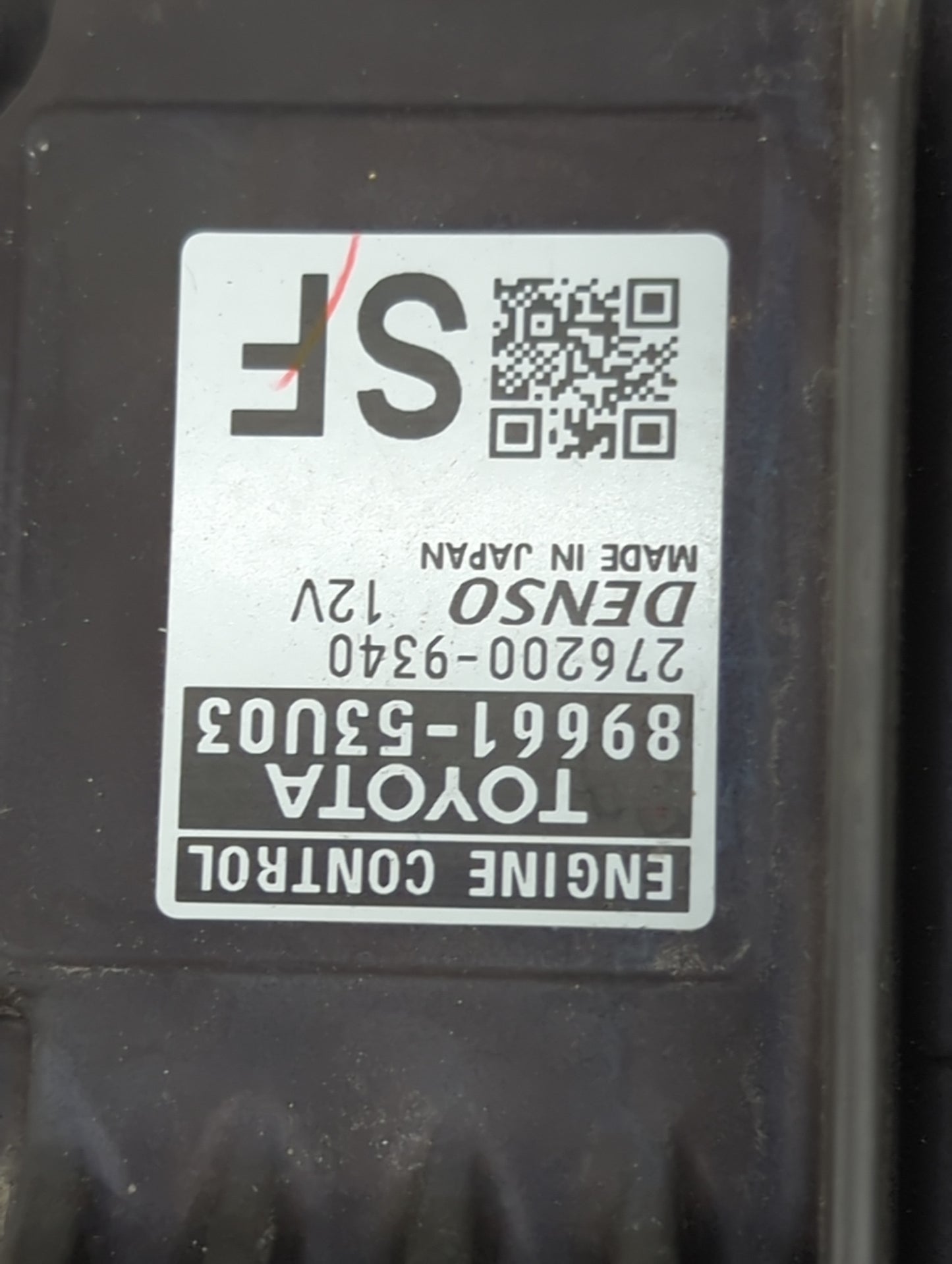 2018 Lexus Is300 PCM Engine Control Computer ECU ECM PCU OEM P/N:89661-53U03 276200-9340 Fits Fits 2017 OEM Used Auto Parts 