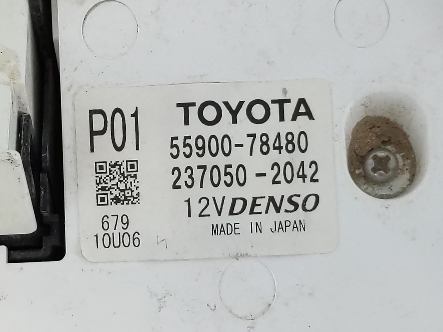 2018-2019 Lexus Nx300 Climate Control Module Temperature AC/Heater Replacement P/N:55900-78480 Fits Fits 2018 2019 OEM Used 