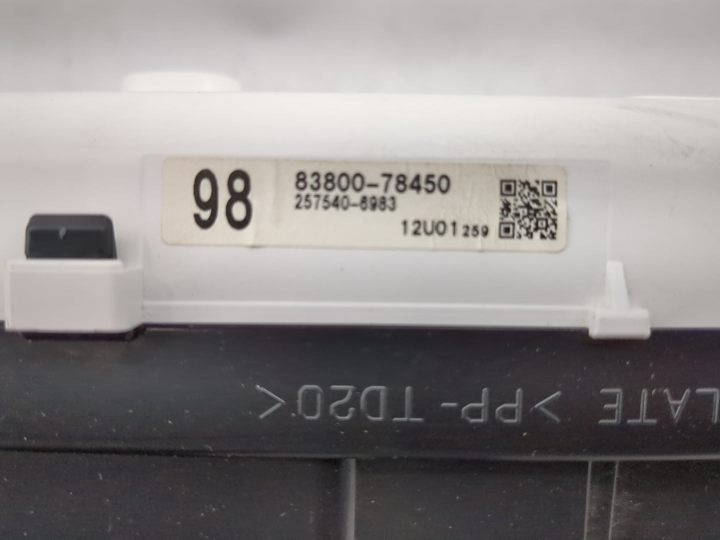 2018 Lexus Nx300 Instrument Cluster Speedometer Gauges P/N:83800-78450 257540-6983 Miles: Fits OEM Used Auto Parts - Oemused