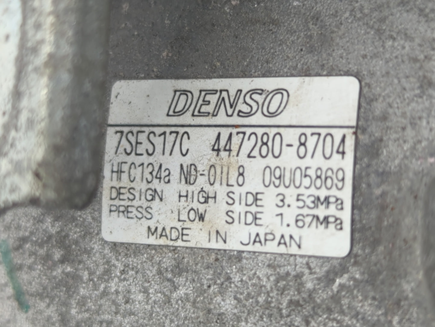 2018-2021 Lexus Nx300 Air Conditioning A/c Ac Compressor Oem - Oemusedautoparts1.com