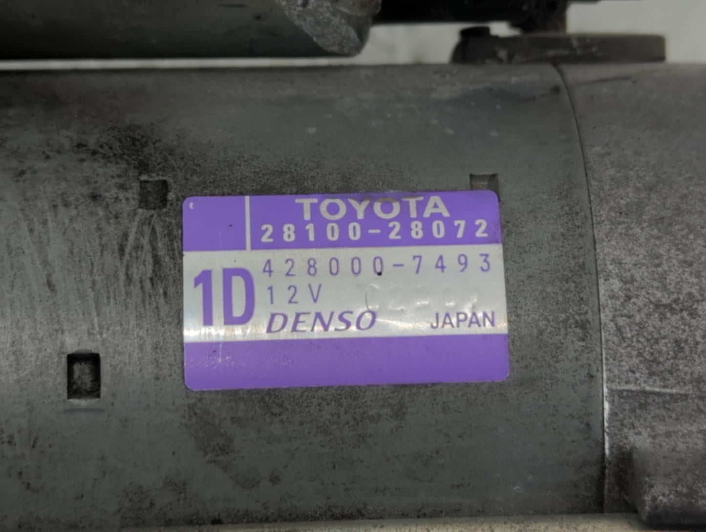 2018-2021 Lexus Nx300 Car Starter Motor Solenoid OEM P/N:428000-7493 28100-28072 Fits OEM Used Auto Parts - Oemusedautoparts