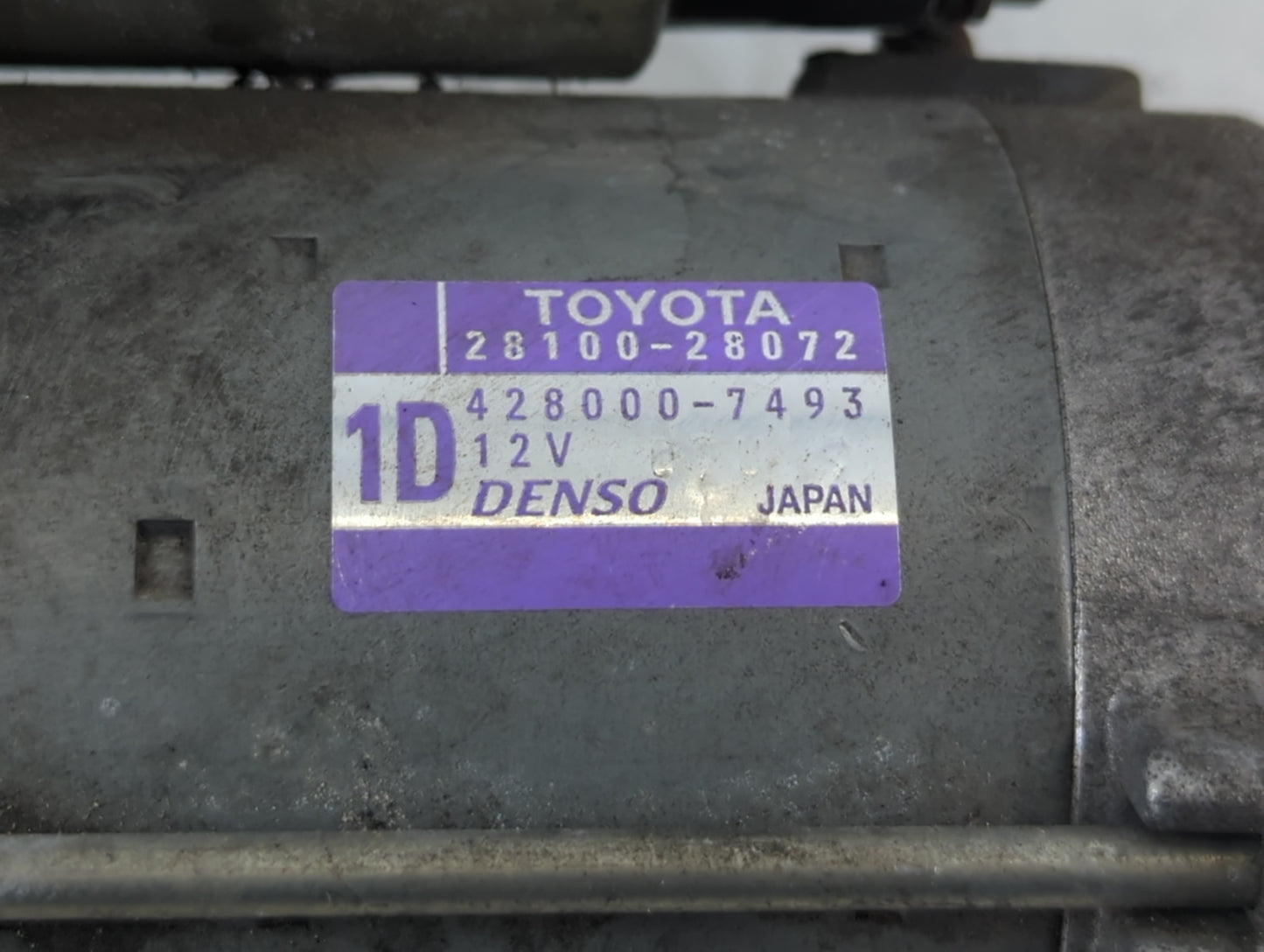 2018-2021 Lexus Nx300 Car Starter Motor Solenoid OEM P/N:TN428000-7493 28100-28072 Fits OEM Used Auto Parts - Oemusedautopar