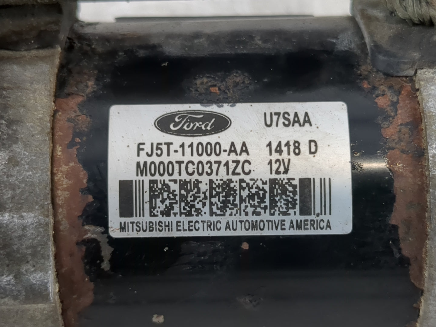 2015-2019 Lincoln Mkc Car Starter Motor Solenoid OEM P/N:M000TC0371ZC FJ5T-11000-AA Fits OEM Used Auto Parts - Oemusedautopa