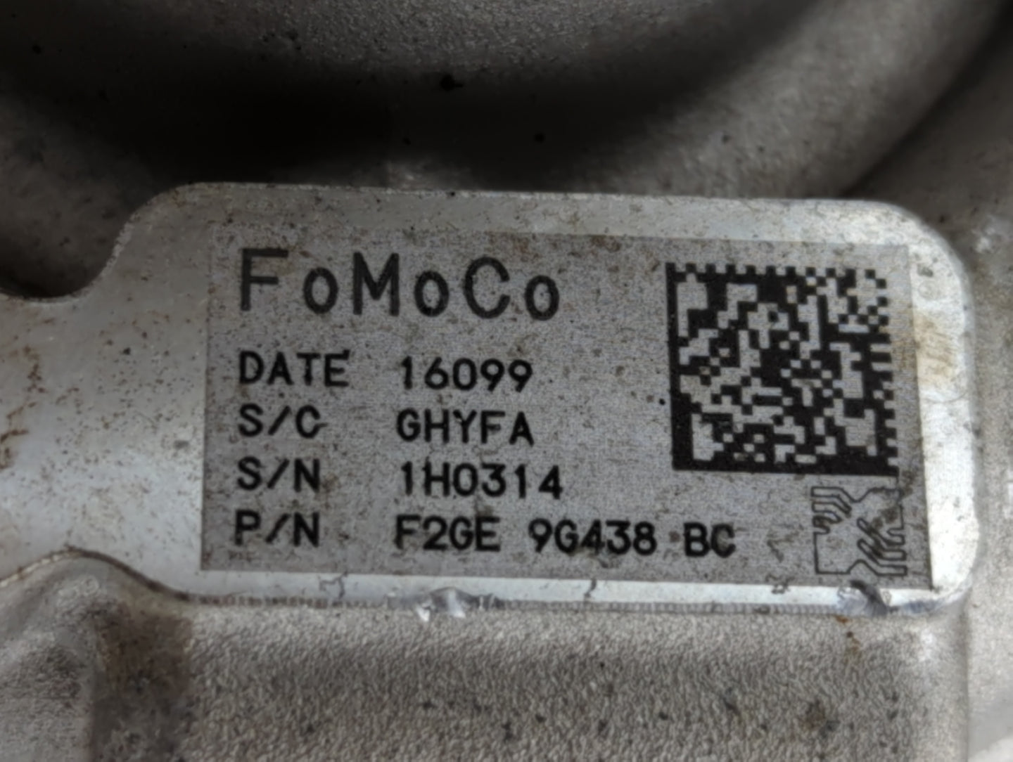 2017 Lincoln Mkc Turbocharger Turbo Charger Super Charger Supercharger - Oemusedautoparts1.com