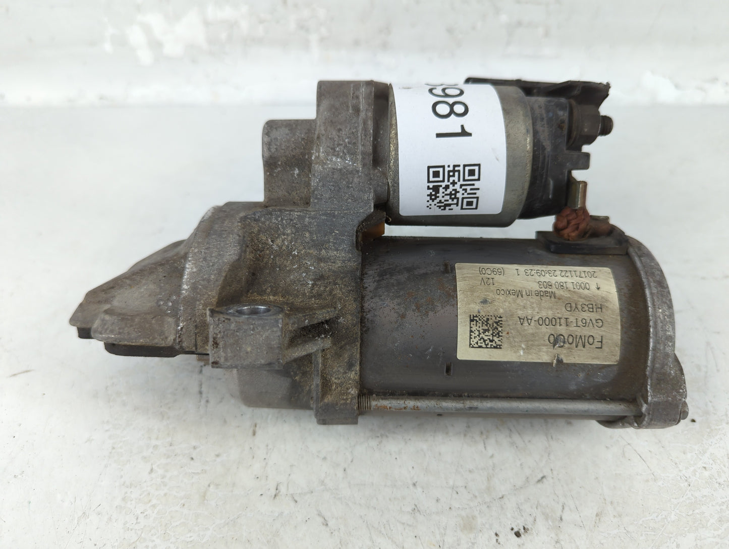2017-2019 Lincoln Mkc Car Starter Motor Solenoid OEM P/N:GV6T-11000-AA Fits Fits 2017 2018 2019 2020 2021 2022 OEM Used Auto